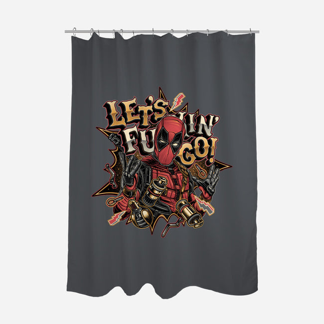 Let’s Freaking Go-None-Polyester-Shower Curtain-glitchygorilla