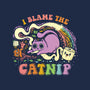 I Blame The Catnip-None-Stretched-Canvas-kg07