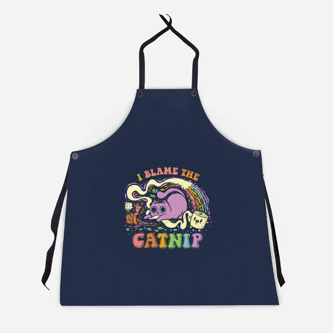 I Blame The Catnip-Unisex-Kitchen-Apron-kg07