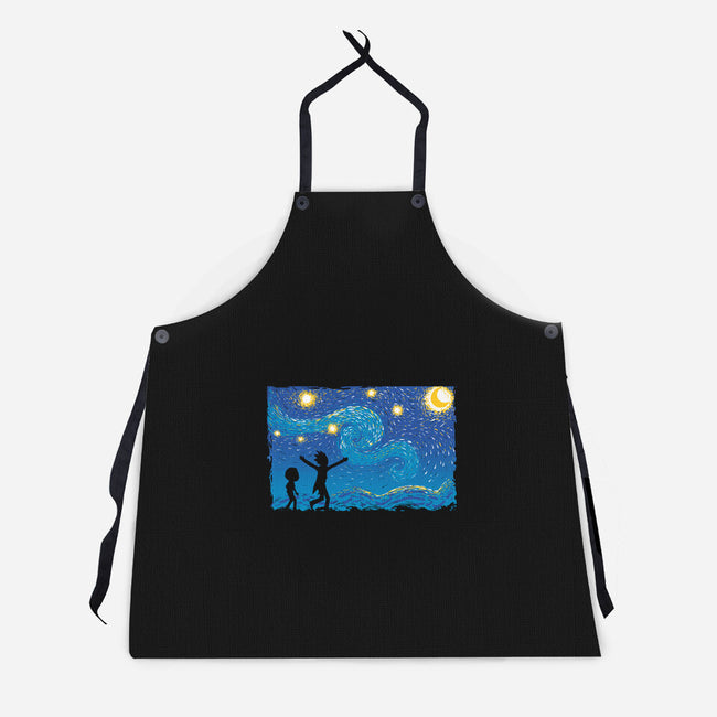 Rick And Gogh-Unisex-Kitchen-Apron-Gleydson Barboza