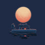 Boat Under The Moon-Cat-Basic-Pet Tank-rmatix