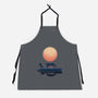 Boat Under The Moon-Unisex-Kitchen-Apron-rmatix