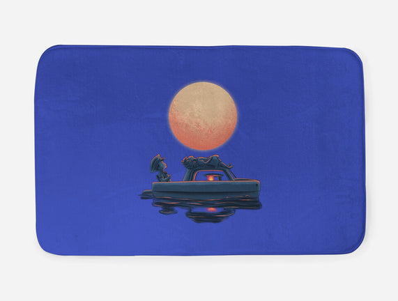 Boat Under The Moon