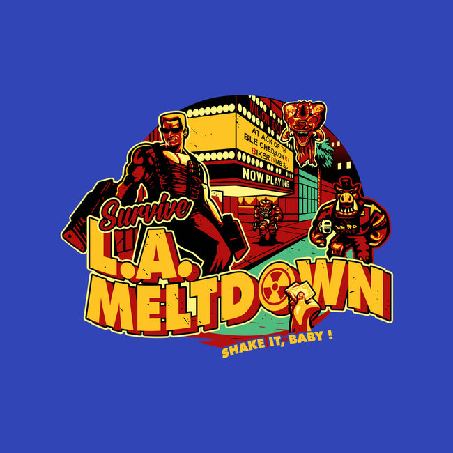 Survive LA Meltdown-Womens-Basic-Tee-daobiwan