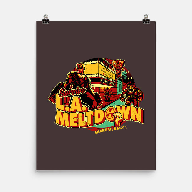 Survive LA Meltdown-None-Matte-Poster-daobiwan