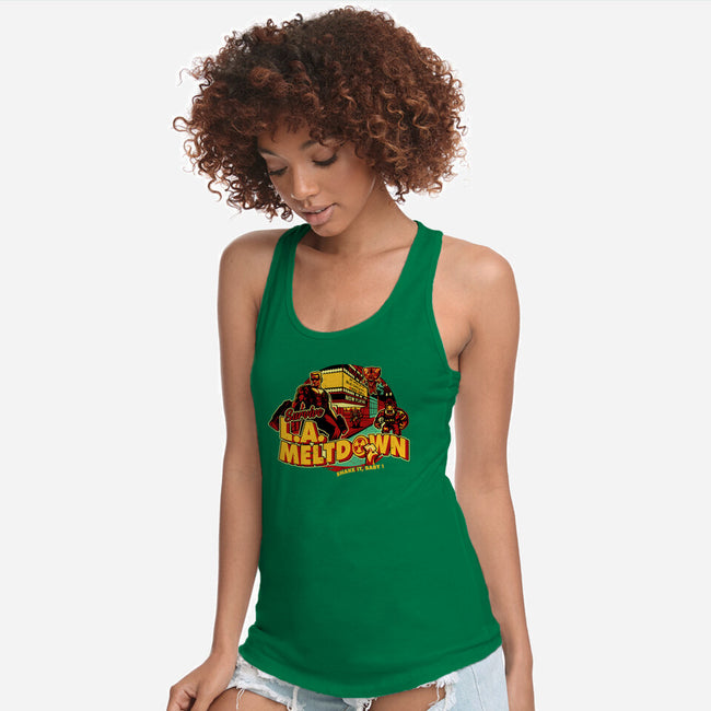 Survive LA Meltdown-Womens-Racerback-Tank-daobiwan