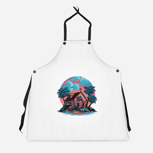 Island Life-Unisex-Kitchen-Apron-glitchygorilla