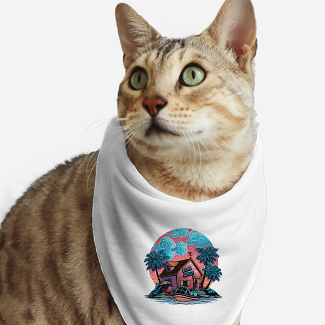 Island Life-Cat-Bandana-Pet Collar-glitchygorilla