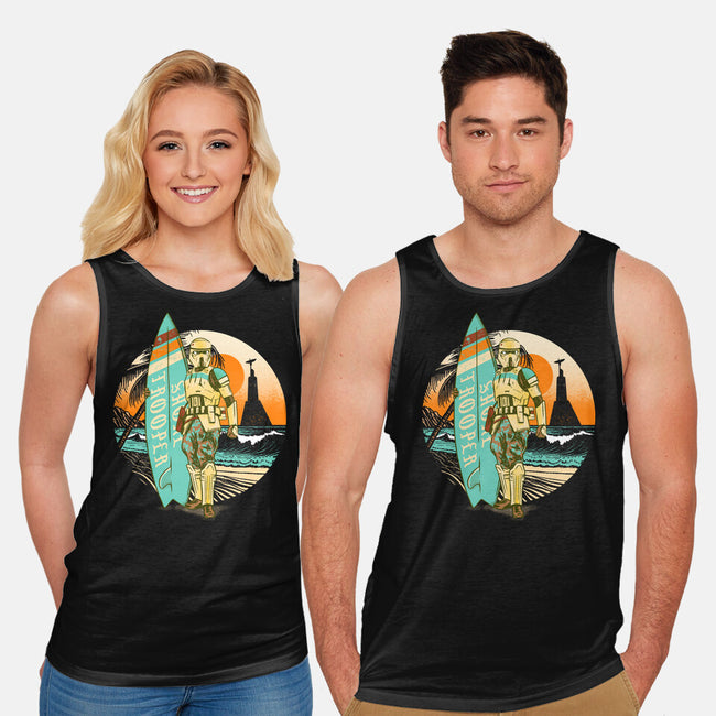 Shore To The Core-Unisex-Basic-Tank-Wheels