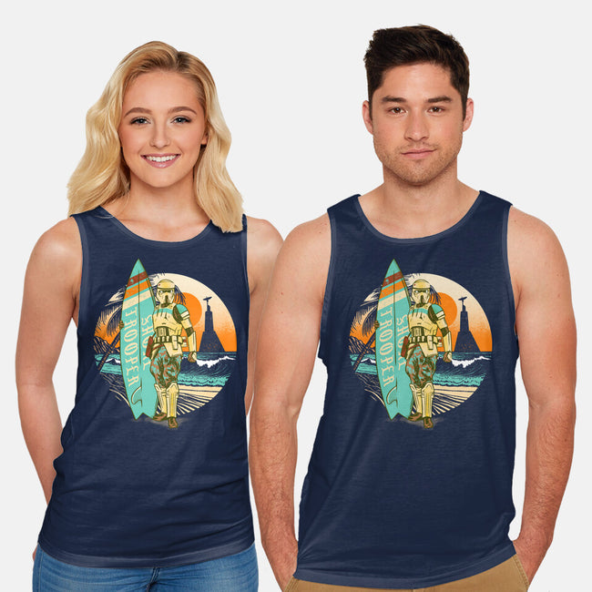 Shore To The Core-Unisex-Basic-Tank-Wheels