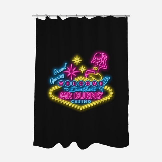 Burns Casino-None-Polyester-Shower Curtain-se7te