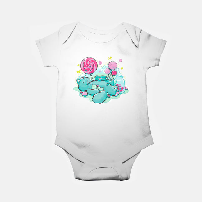 Candy Kitties-Baby-Basic-Onesie-ellr