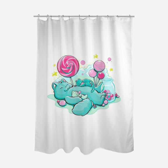 Candy Kitties-None-Polyester-Shower Curtain-ellr