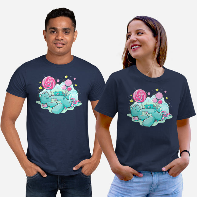 Candy Kitties-Unisex-Basic-Tee-ellr