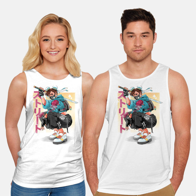 Street Samurai-Unisex-Basic-Tank-Bruno Mota