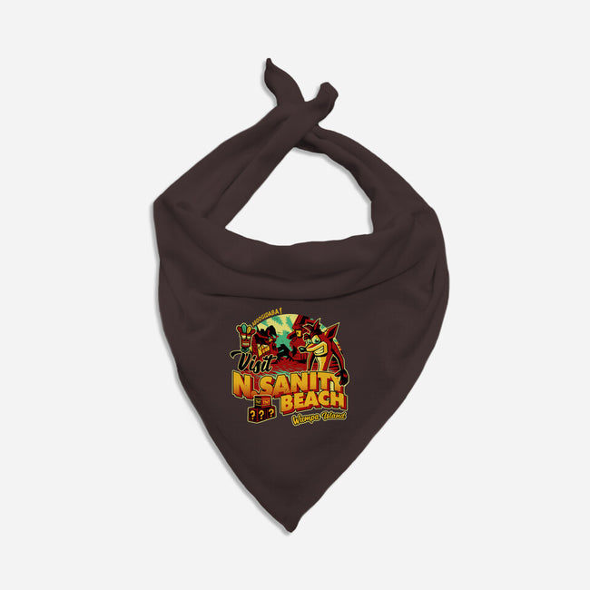 Visit N Sanity Beach-Dog-Bandana-Pet Collar-daobiwan