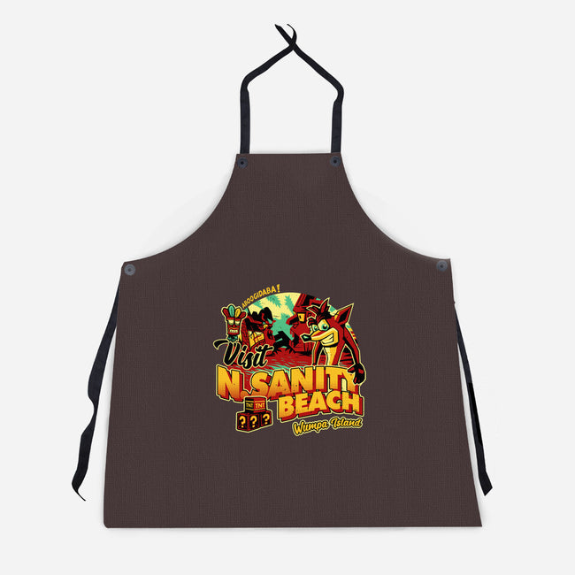 Visit N Sanity Beach-Unisex-Kitchen-Apron-daobiwan