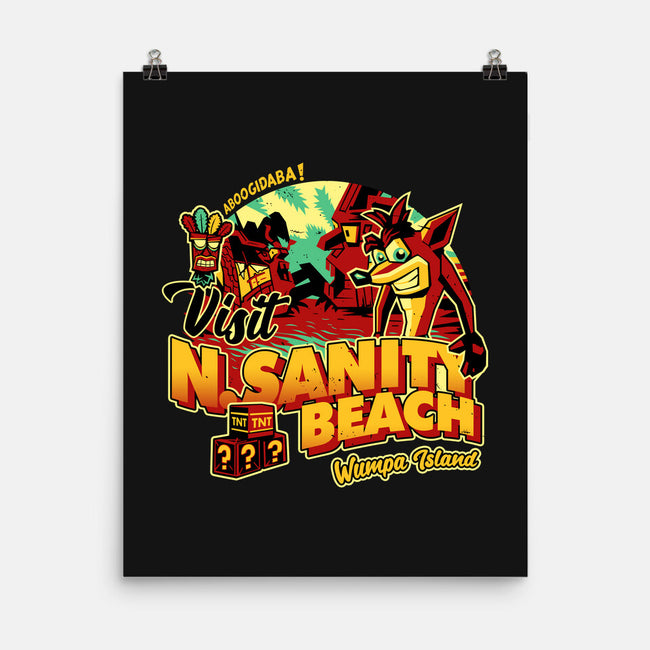 Visit N Sanity Beach-None-Matte-Poster-daobiwan