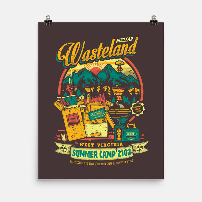 Radioactive Summer Camp-None-Matte-Poster-Olipop