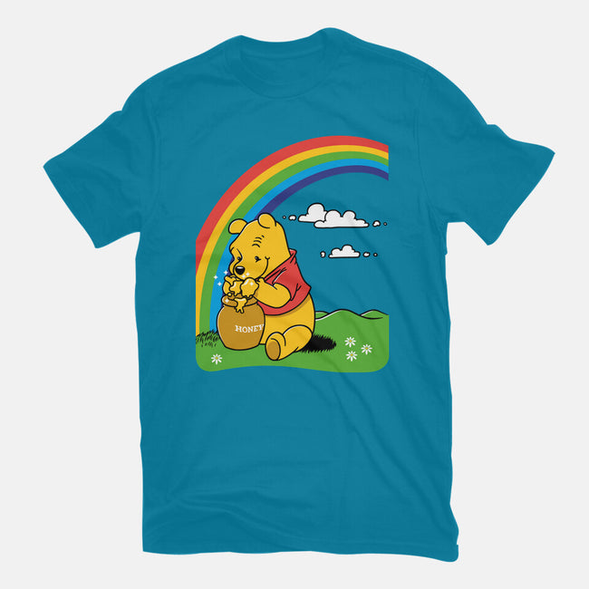 Gold At The End Of The Rainbow-Womens-Basic-Tee-imisko