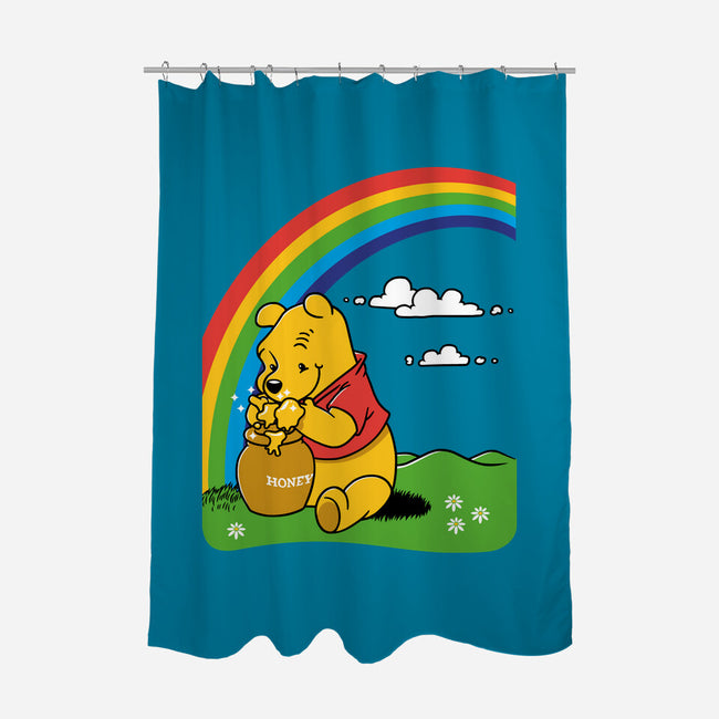 Gold At The End Of The Rainbow-None-Polyester-Shower Curtain-imisko