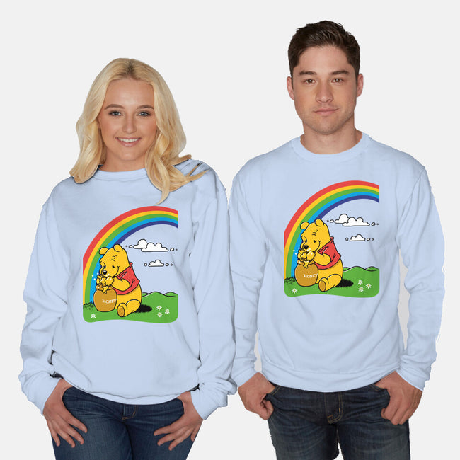 Gold At The End Of The Rainbow-Unisex-Crew Neck-Sweatshirt-imisko