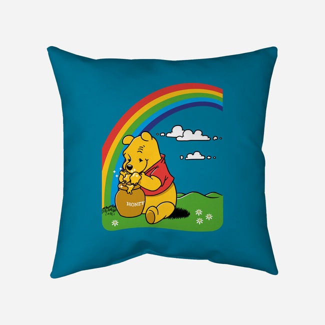 Gold At The End Of The Rainbow-None-Removable Cover w Insert-Throw Pillow-imisko