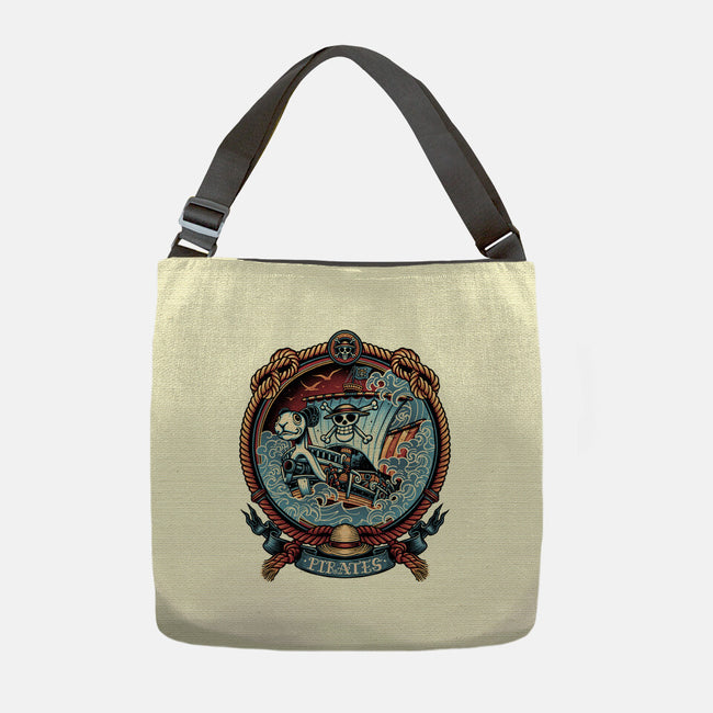 It's All About The Pirate Life-None-Adjustable Tote-Bag-glitchygorilla