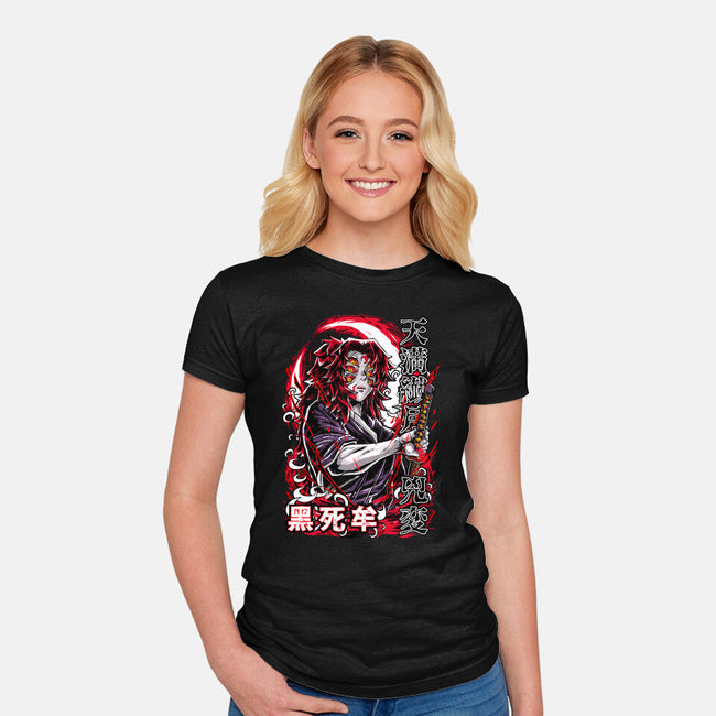 Kokushibo's Lethal Sword-Womens-Fitted-Tee-Knegosfield