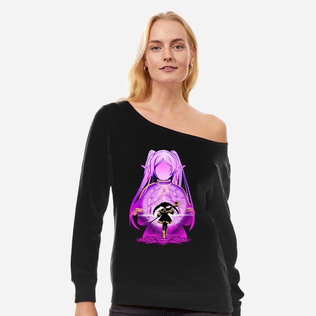 The Last Great Mage-Womens-Off Shoulder-Sweatshirt-hypertwenty