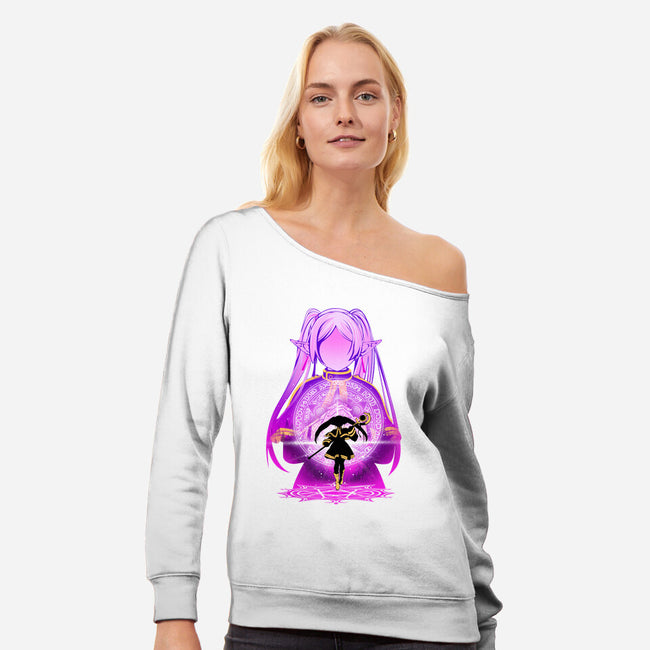 The Last Great Mage-Womens-Off Shoulder-Sweatshirt-hypertwenty