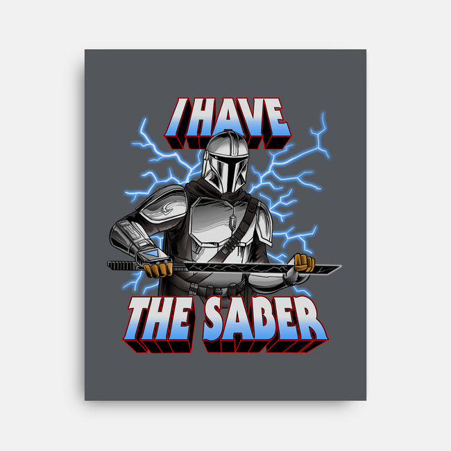 The Dark Saber-None-Stretched-Canvas-joerawks