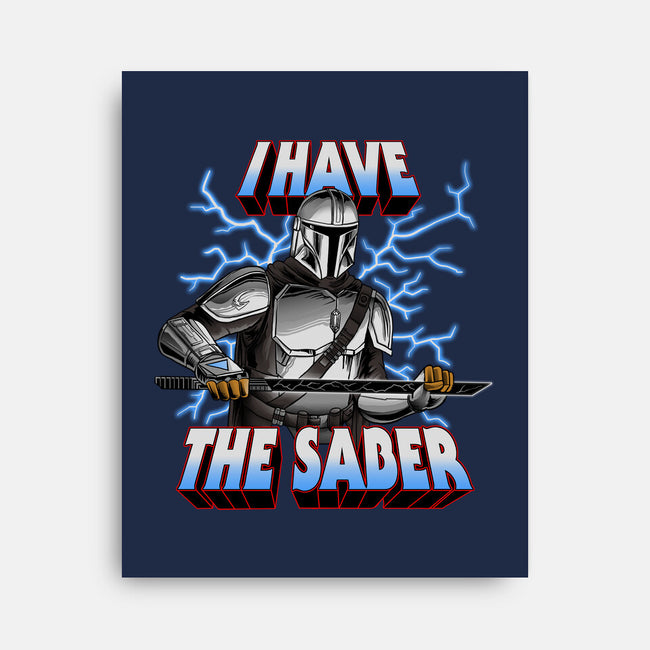 The Dark Saber-None-Stretched-Canvas-joerawks