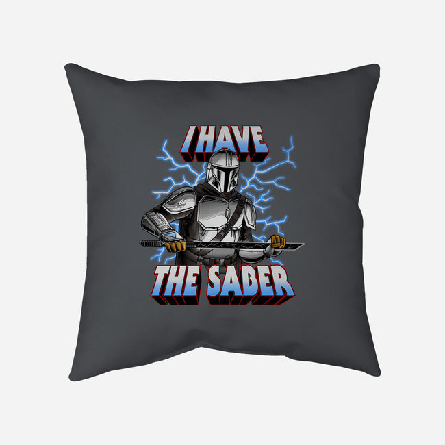 The Dark Saber-None-Removable Cover-Throw Pillow-joerawks