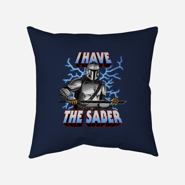 The Dark Saber-None-Removable Cover-Throw Pillow-joerawks