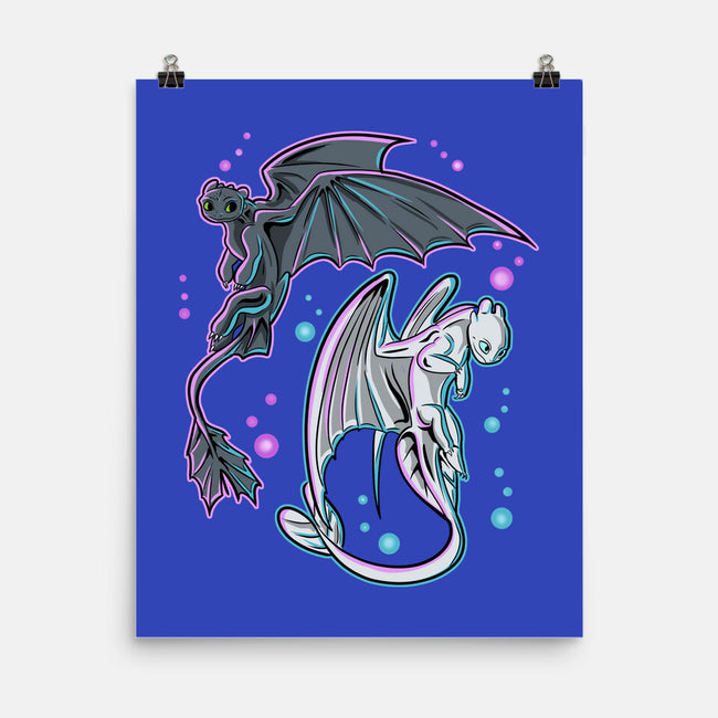 Couple Of Dragons-None-Matte-Poster-nickzzarto