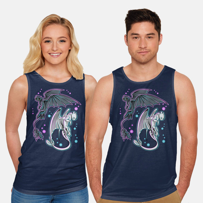 Couple Of Dragons-Unisex-Basic-Tank-nickzzarto