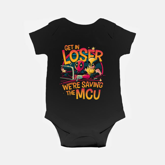 Saving The MCU-Baby-Basic-Onesie-teesgeex