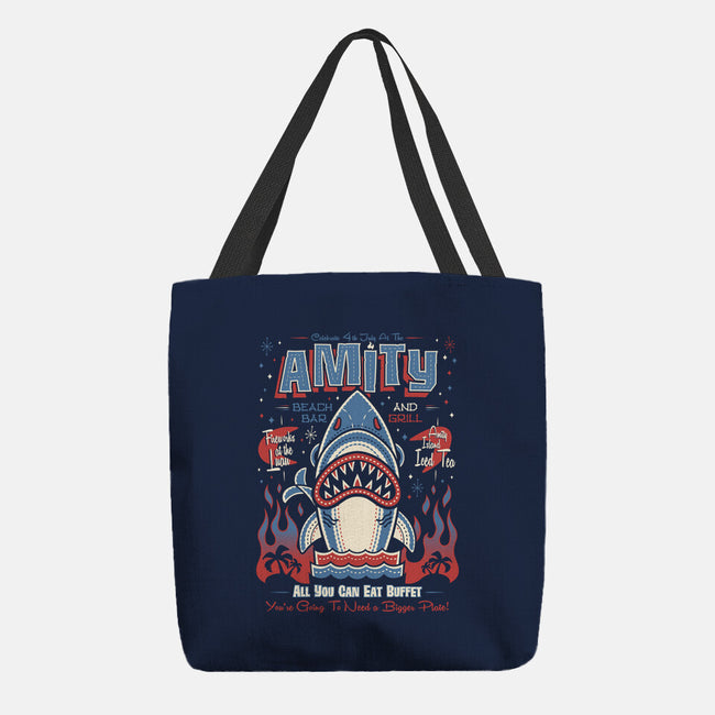 Amity Beach Bar-None-Basic Tote-Bag-Nemons