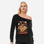 Retro Arcade Showdown-Womens-Off Shoulder-Sweatshirt-Heyra Vieira