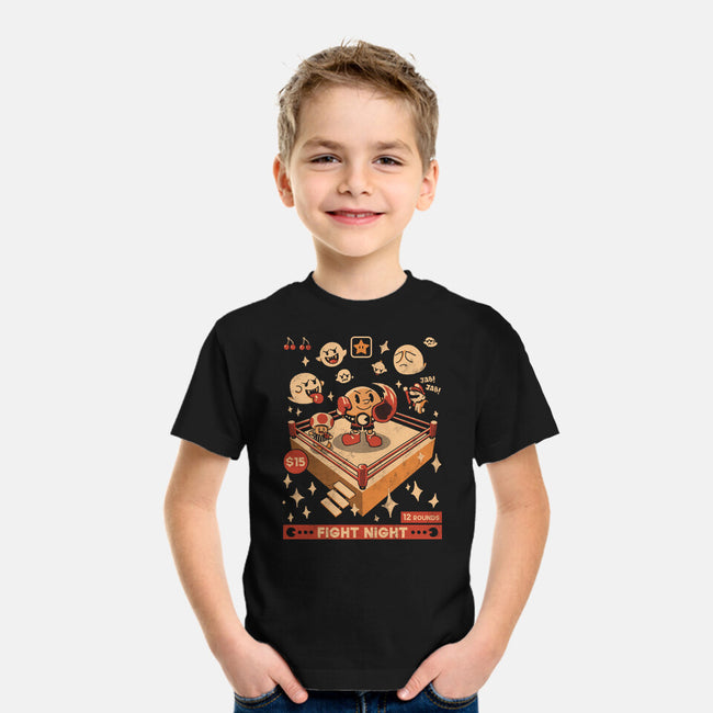 Retro Arcade Showdown-Youth-Basic-Tee-Heyra Vieira