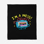 A Mess In The 90s-None-Fleece-Blanket-Wenceslao A Romero