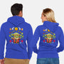 Cute Summer Creature-Unisex-Zip-Up-Sweatshirt-JamesQJO