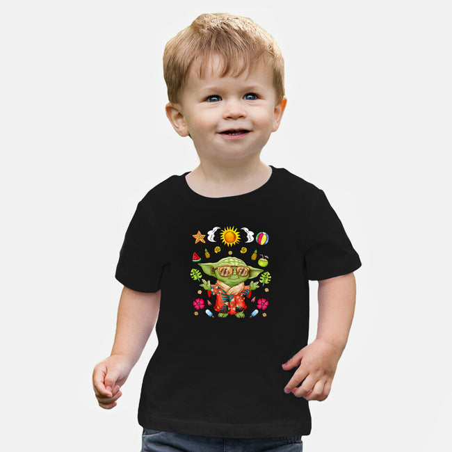 Cute Summer Creature-Baby-Basic-Tee-JamesQJO