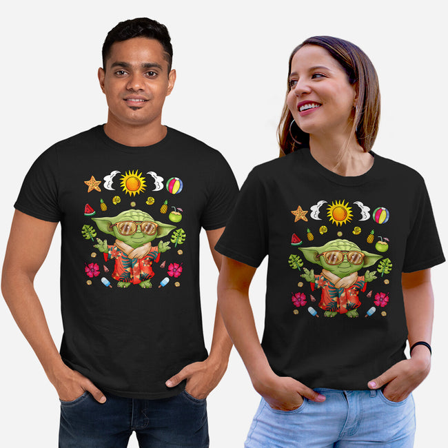 Cute Summer Creature-Unisex-Basic-Tee-JamesQJO