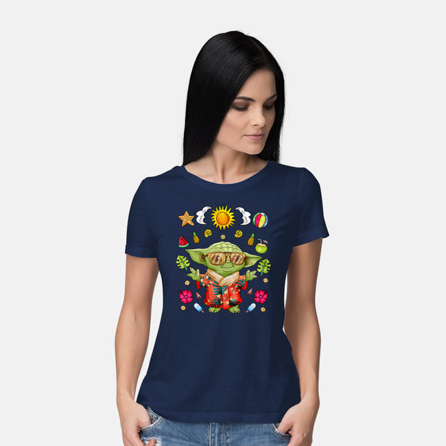 Cute Summer Creature-Womens-Basic-Tee-JamesQJO