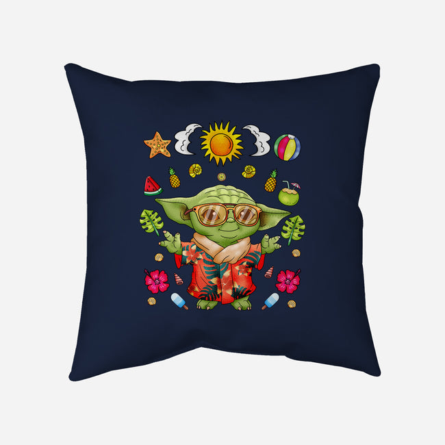 Cute Summer Creature-None-Removable Cover w Insert-Throw Pillow-JamesQJO