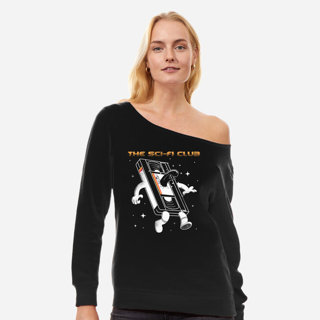 The Scifi Club-Womens-Off Shoulder-Sweatshirt-sachpica