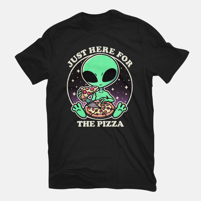 Aliens Love Pizza-Womens-Basic-Tee-fanfreak1