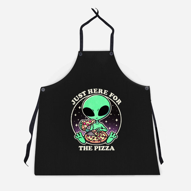 Aliens Love Pizza-Unisex-Kitchen-Apron-fanfreak1